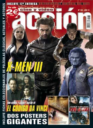 ACCION magazine side cover Issue 168 May 2006