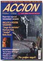 ACCION magazine side cover Issue 17 October 1993