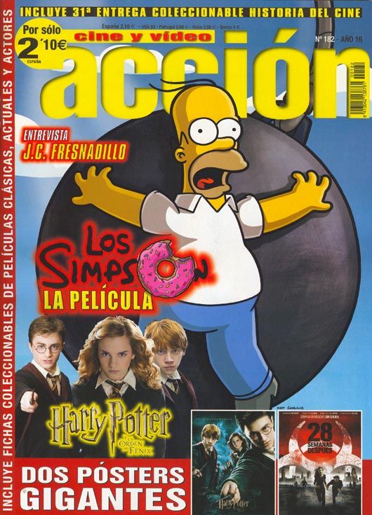 ACCION magazine side cover Issue 182 July 2007
