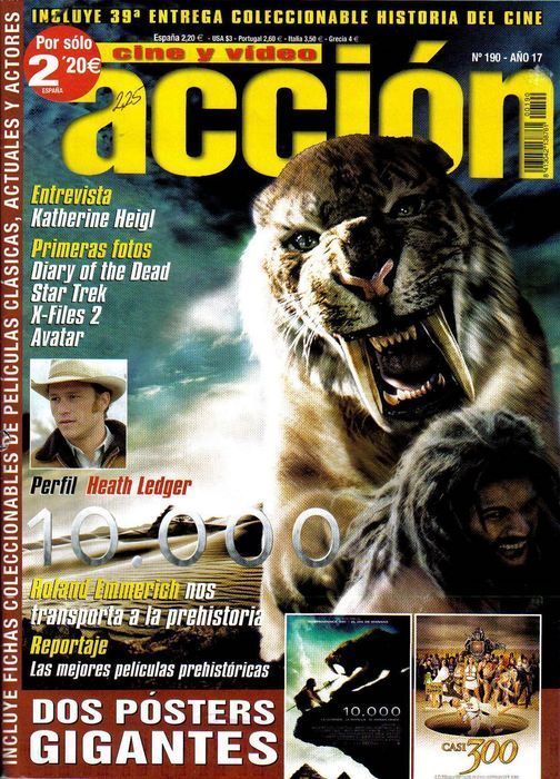 ACCION magazine side cover Issue 190 March 2008