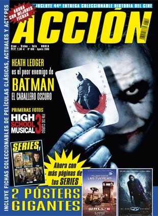 ACCION magazine side cover Issue 195 August 2008