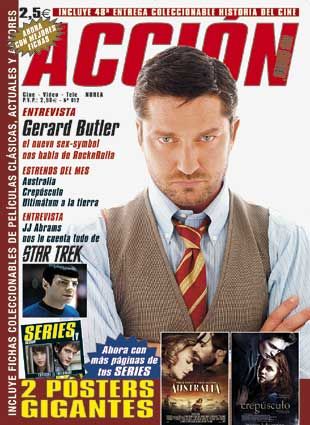 ACCION magazine side cover Issue 199 December 2008