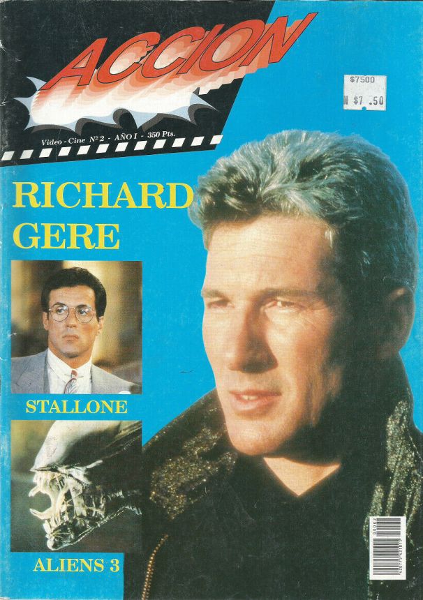 ACCION magazine side cover Issue 2 July 1992