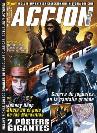 ACCION magazine side cover Issue 207 August 2009