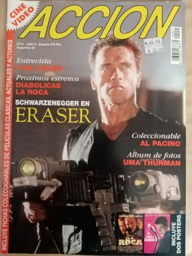 ACCION magazine side cover Issue 51 August 1996