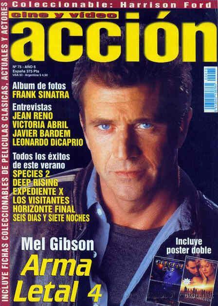 ACCION magazine side cover Issue 75 August 1998