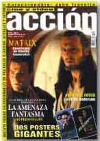 ACCION magazine side cover Issue 85 June 1999