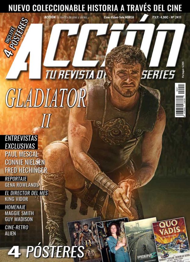 ACCION magazine side cover  November 2024