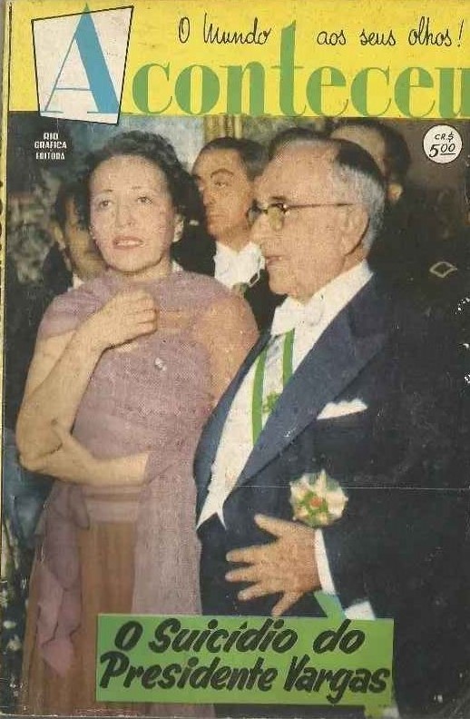 ACONTECEU magazine side cover Issue 12  September 1954