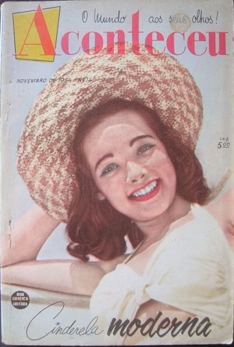 ACONTECEU magazine side cover Issue 14  November 1954