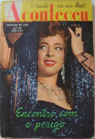 ACONTECEU magazine side cover Issue 16  January 1955