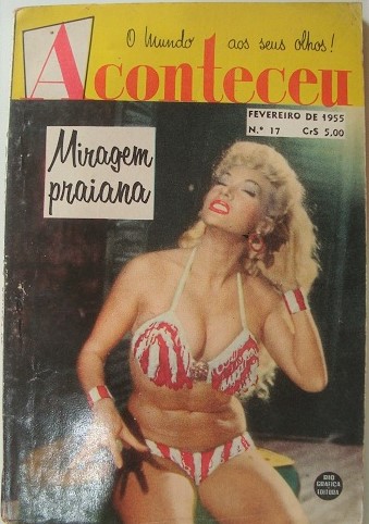 ACONTECEU magazine side cover Issue 17  February 1955