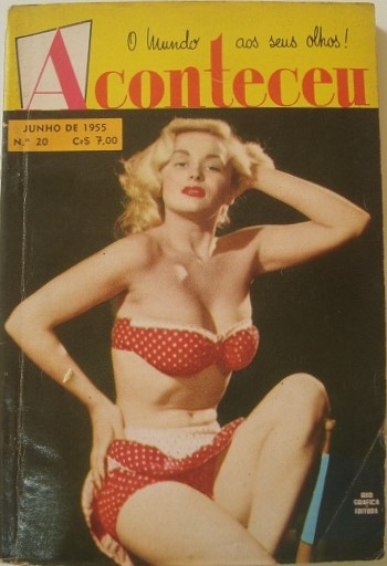 ACONTECEU magazine side cover Issue 20  June 1955