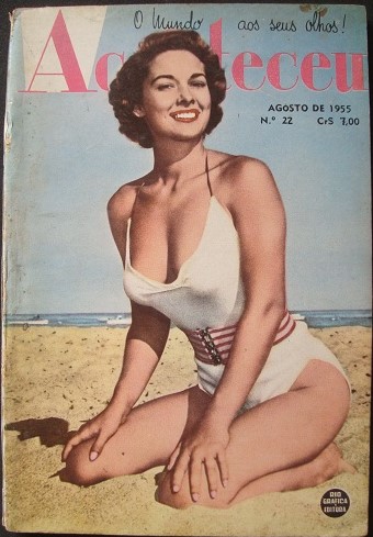 ACONTECEU magazine side cover Issue 22  August 1955