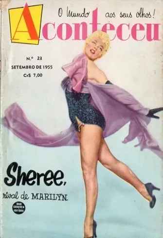 ACONTECEU magazine side cover Issue 23  September 1955