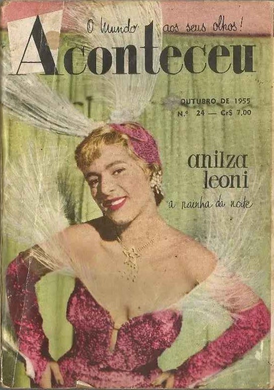 ACONTECEU magazine side cover Issue 24  October 1955
