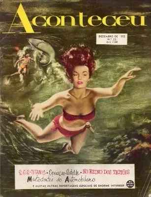 ACONTECEU magazine side cover Issue 25  December 1955