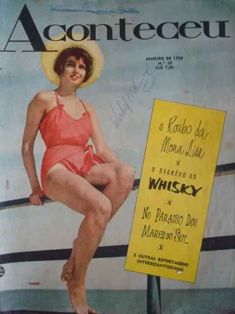 ACONTECEU magazine side cover Issue 26  January 1956
