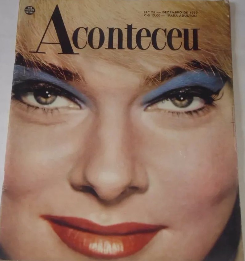 ACONTECEU magazine side cover Issue 73  December 1959