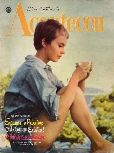 ACONTECEU magazine side cover Issue 83  October 1960