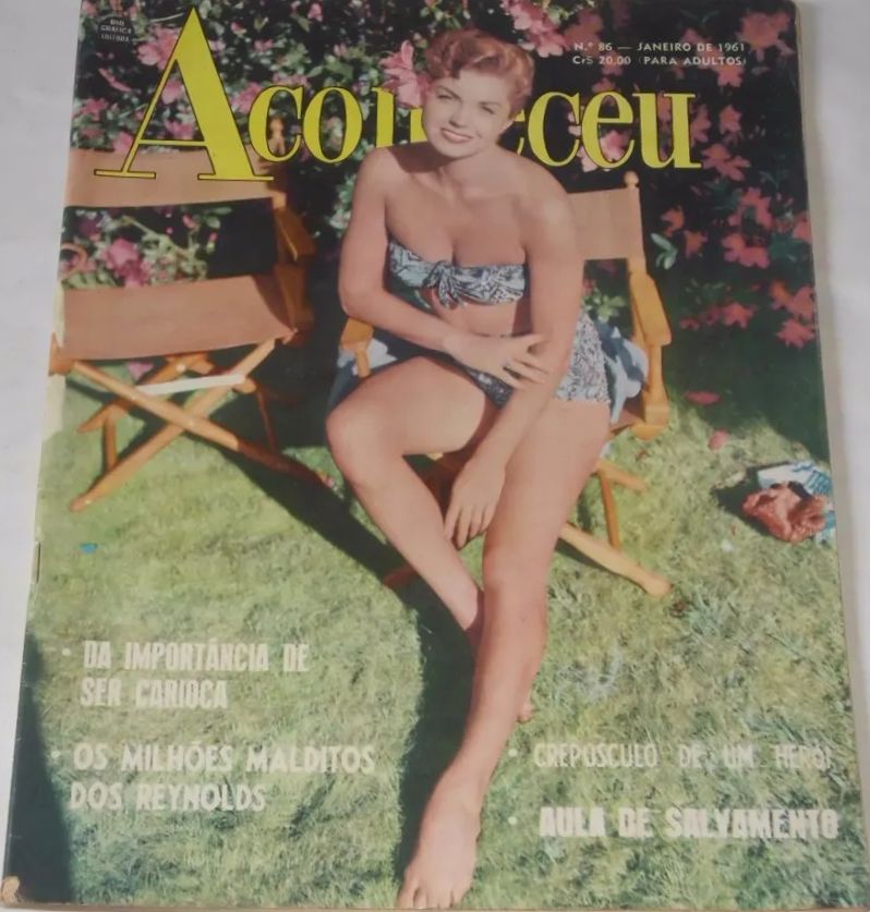 ACONTECEU magazine side cover Issue 86  January 1961
