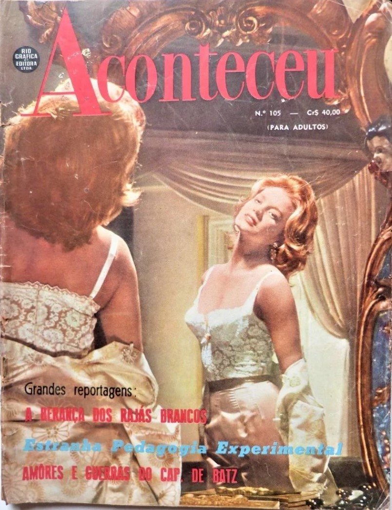 ACONTECEU magazine side cover Issue 105 August? 1962