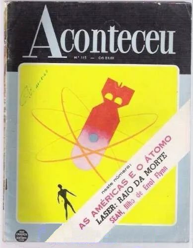 ACONTECEU magazine side cover Issue 115  June 1963