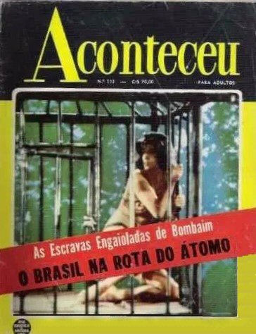 ACONTECEU magazine side cover Issue 113 April? 1963