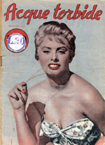 ACQUE TORBIDE magazine side cover November 1955