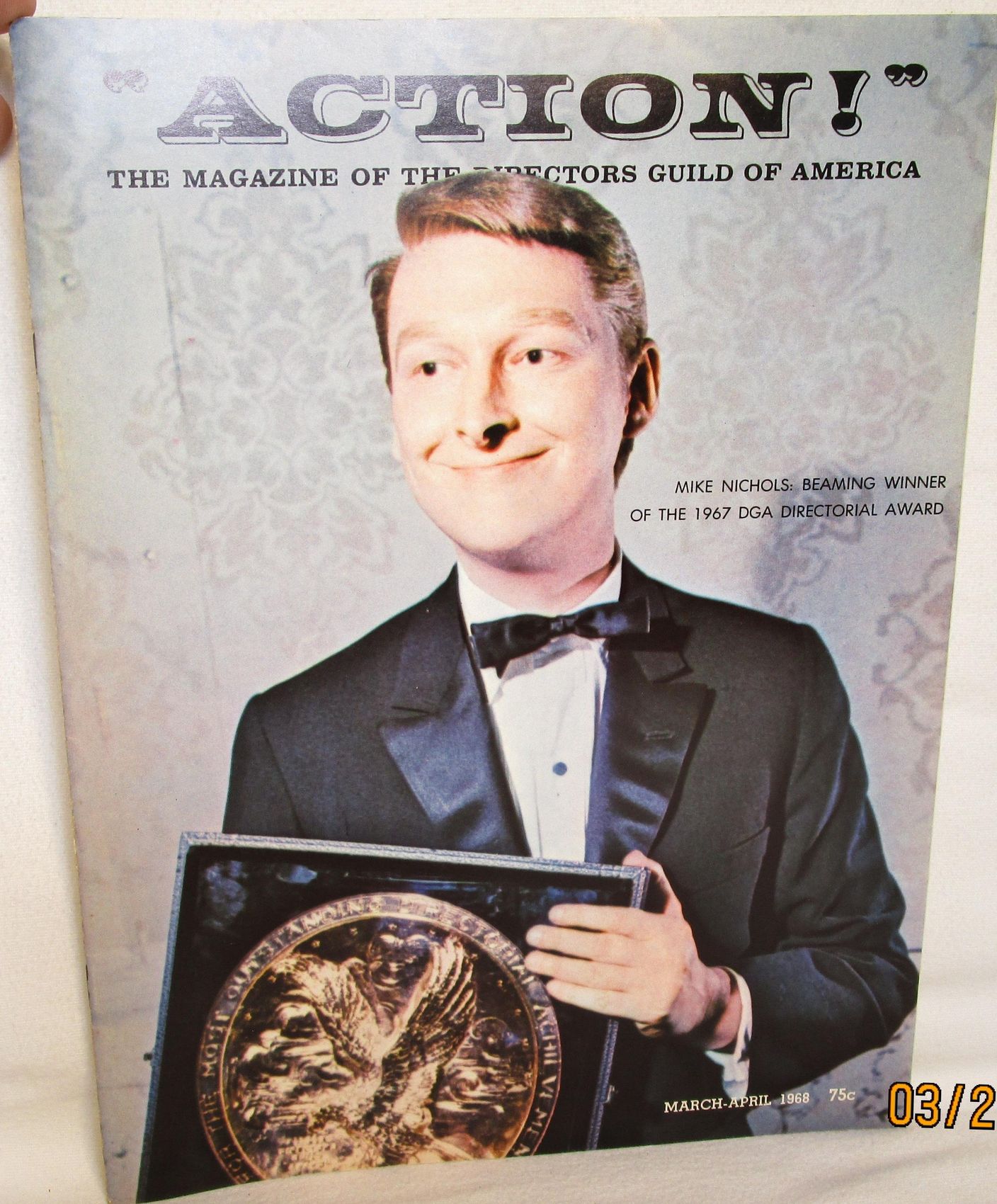 ACTION magazine side cover Issue 10 March/April 1968