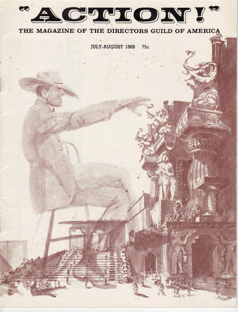 ACTION magazine side cover Issue 12 July/August 1968