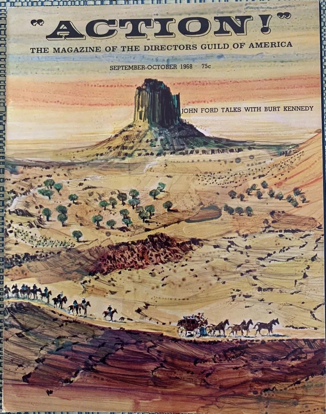 ACTION magazine side cover Issue 13 September/October 1968