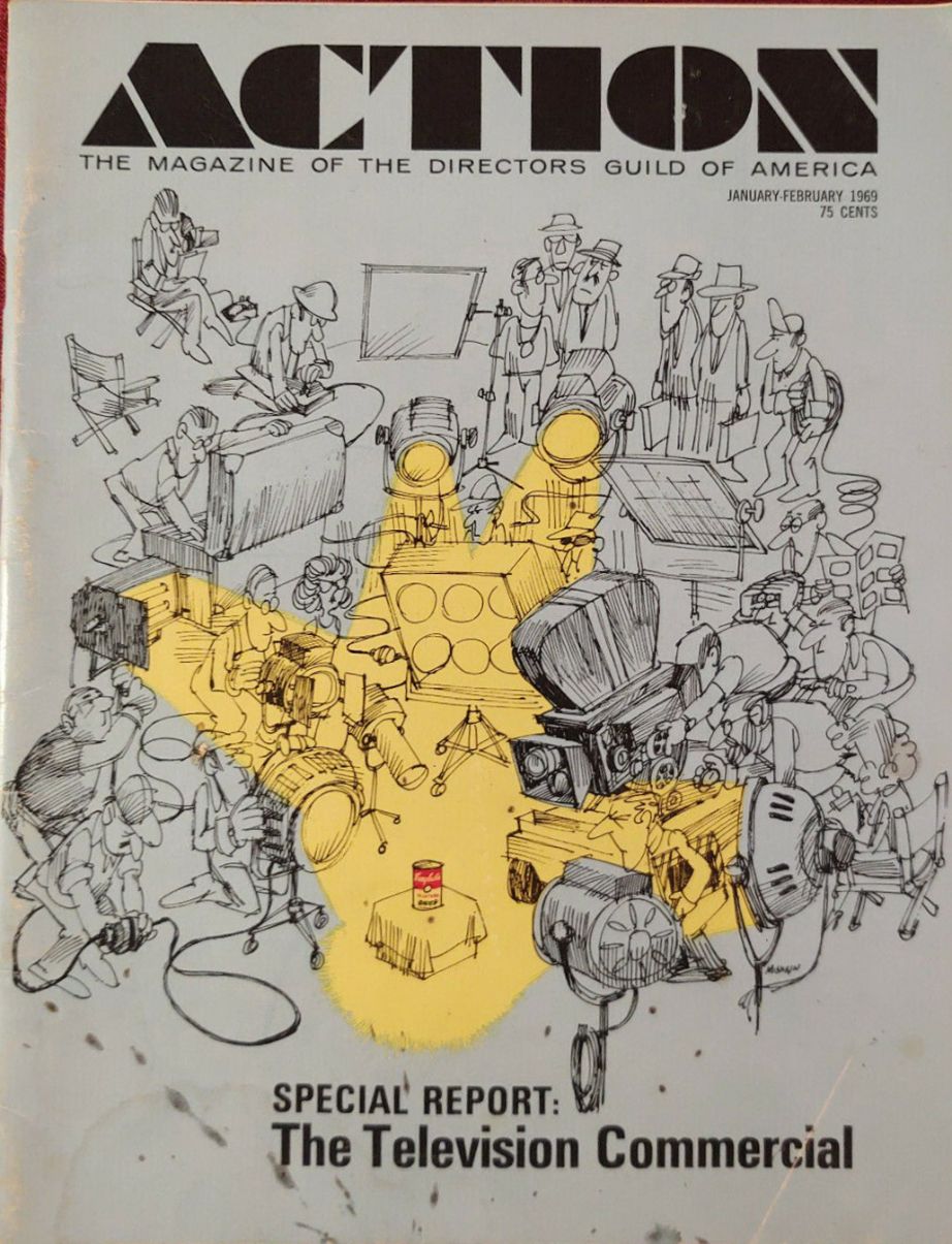 ACTION magazine side cover Issue 15 January/February 1969