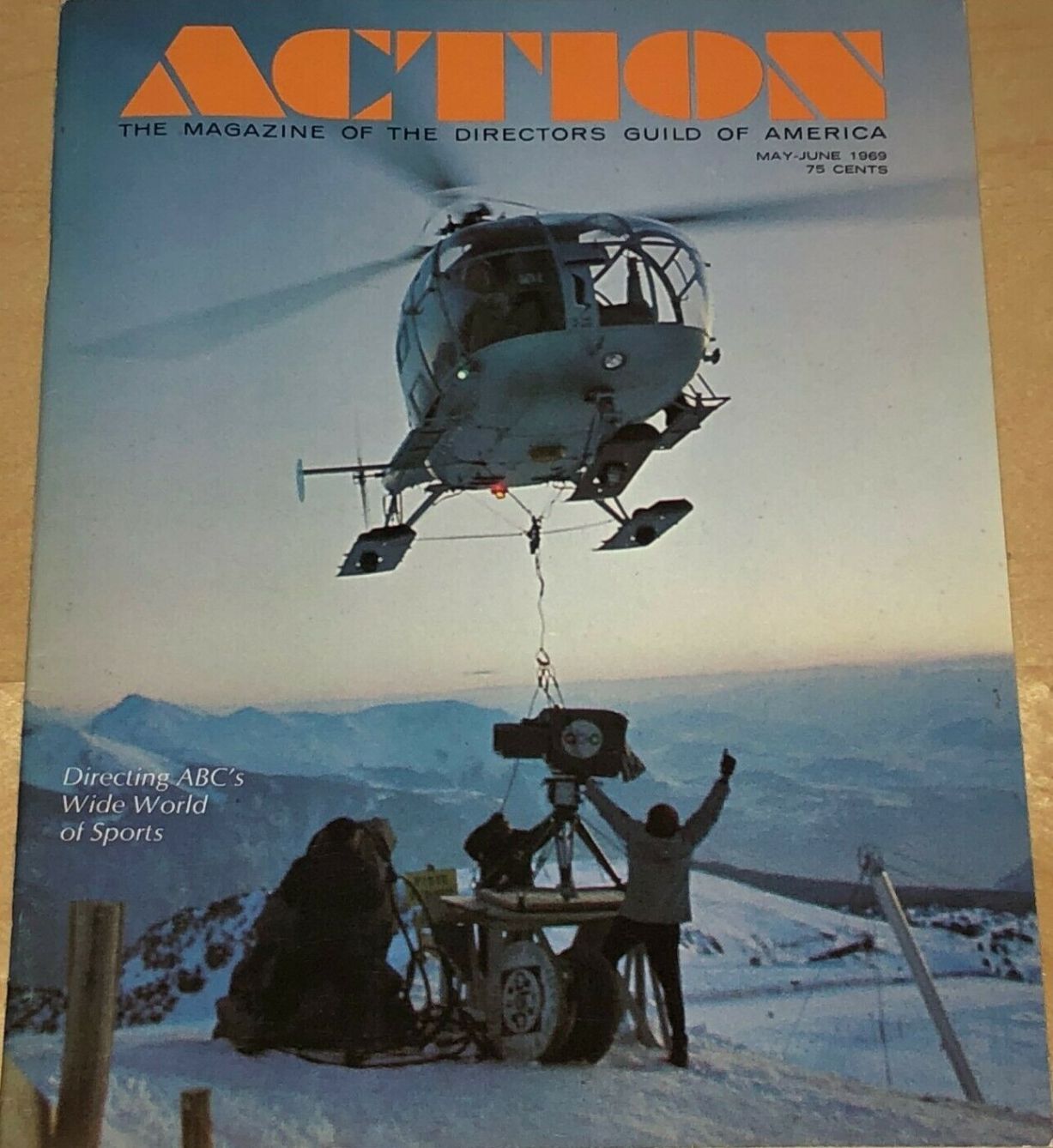 ACTION magazine side cover Issue 17 May/June 1969