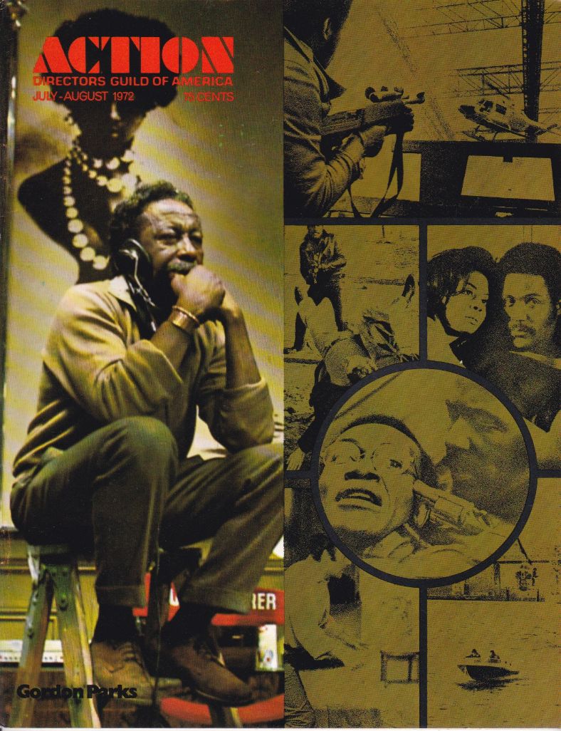 ACTION magazine side cover Issue 36 July/August 1972