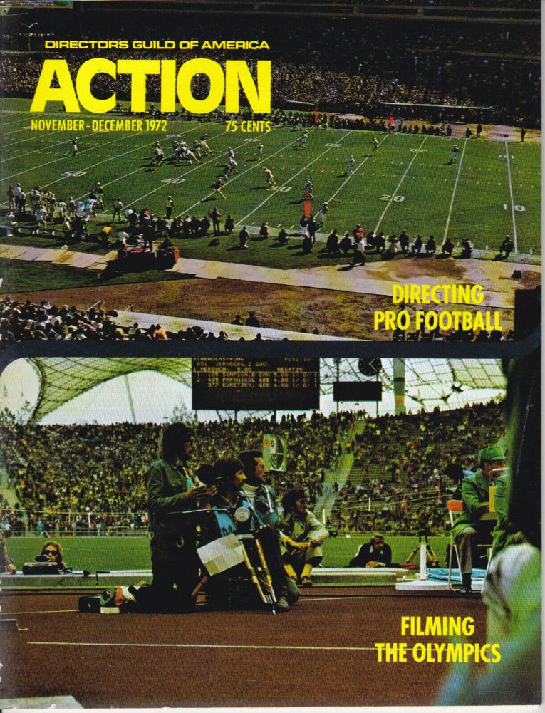 ACTION magazine side cover Issue 38 November/December 1972