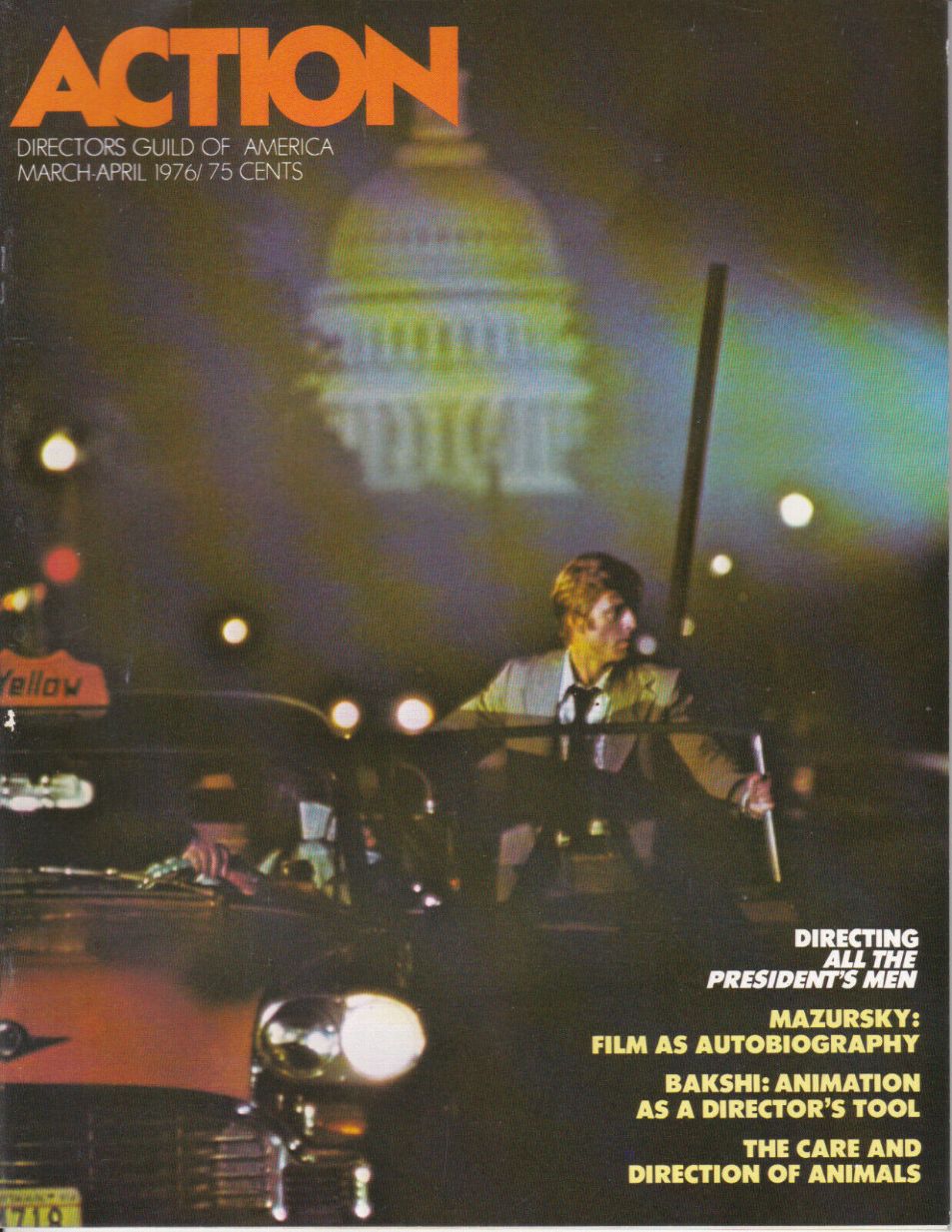 ACTION magazine side cover Issue 58 March/April 1976