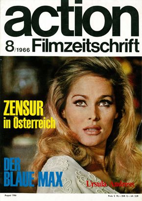 ACTION (At) magazine side cover Issue 8  1966