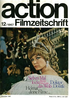 ACTION (At) magazine side cover Issue 12 December 1967