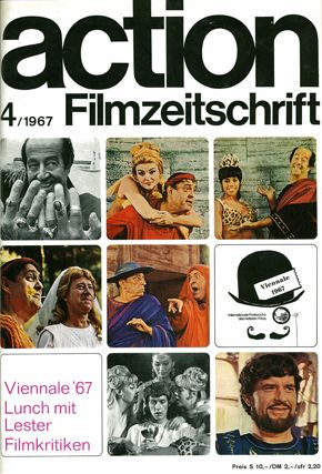 ACTION (At) magazine side cover Issue 4 April 1967