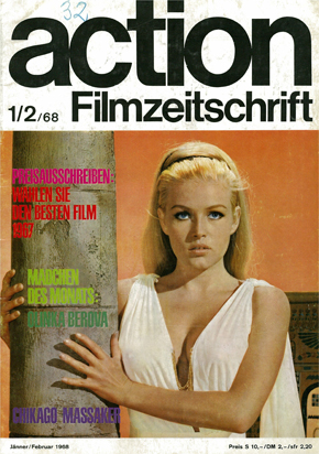 ACTION (At) magazine side cover Issue 1/2 January 1968