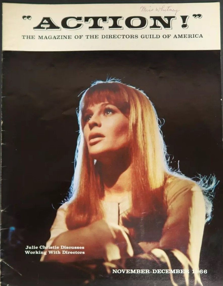 ACTION magazine side cover Issue 2 November/December 1966