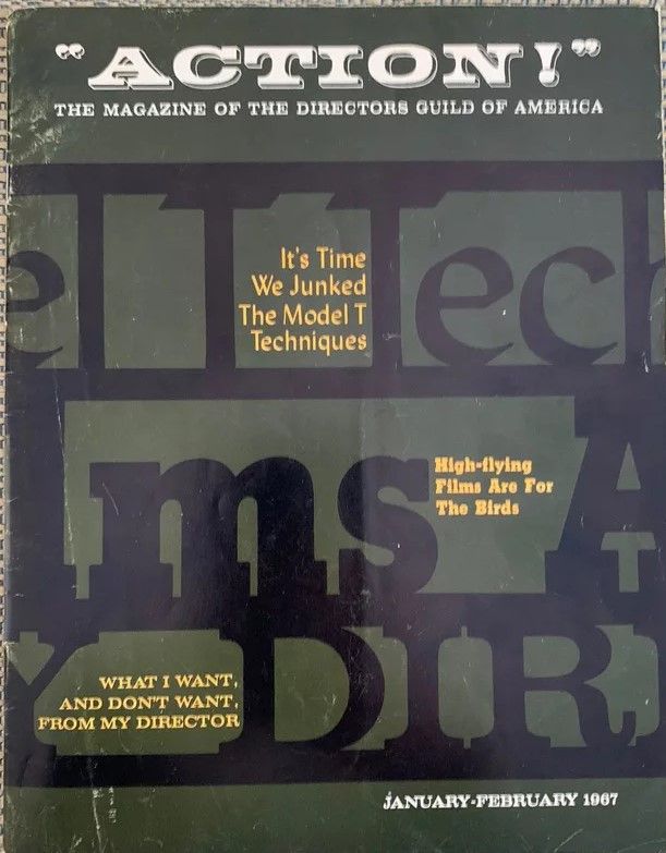 ACTION magazine side cover Issue 3 January/February 1967