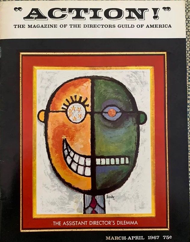 ACTION magazine side cover Issue 4 March/April 1967