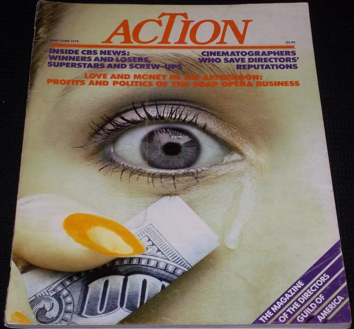 ACTION magazine side cover  May/June 1978