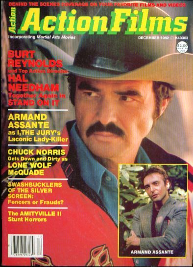 ACTION FILMS magazine side cover Issue 2 December 1982