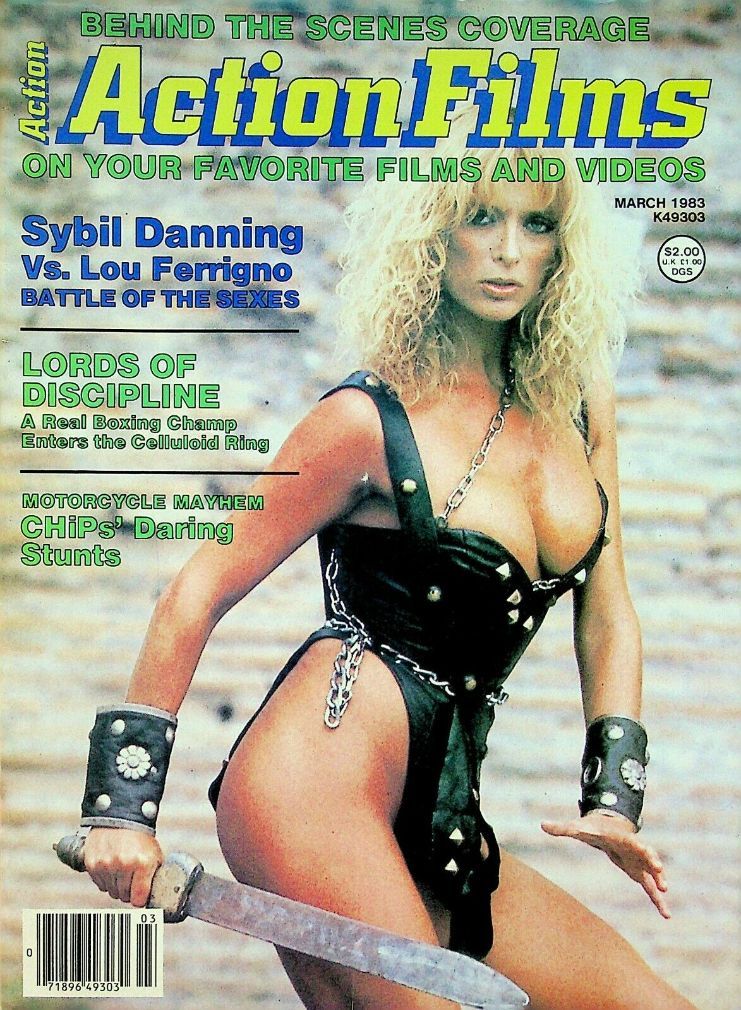 ACTION FILMS magazine side cover  Vol 2 # 3 March 1983