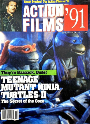 ACTION FILMS magazine side cover Summer 1991