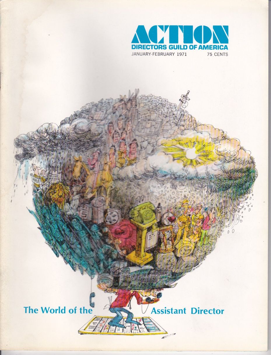 ACTION magazine side cover Issue 27  January/February 1971