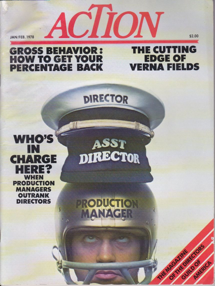 ACTION magazine side cover  January/February 1978